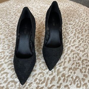 Nine West Black Lace Pumps